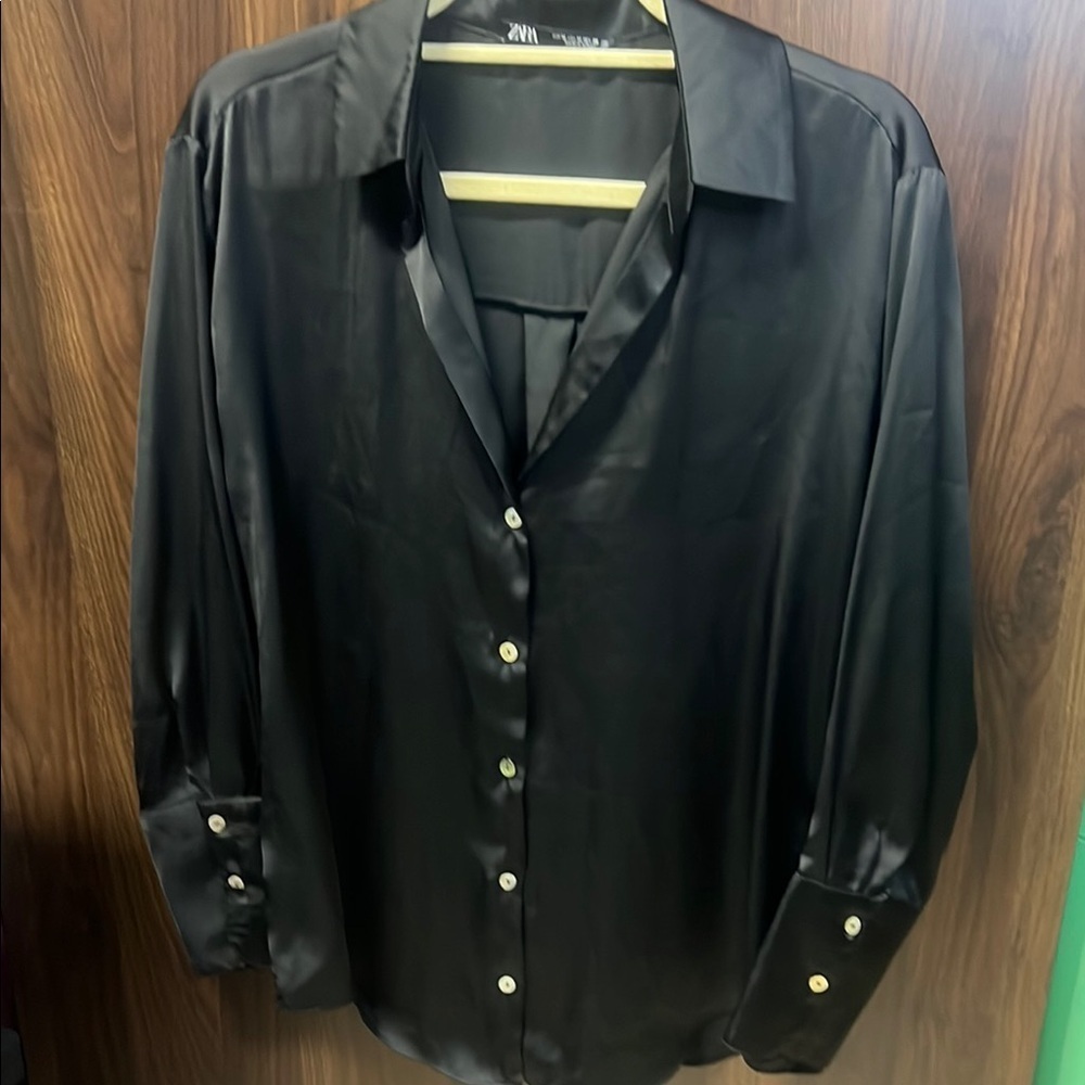 Zara women’s Black blouse - Picture 5 of 5
